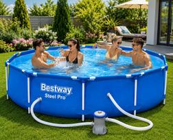 baseinas 305x76 - Baseinas Bestway Steel Pro, 305x76 - 6 nuotrauka