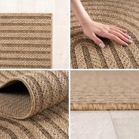 kilimas - Kilimas lauko terasoms/vidaus Ayyildiz Timber 1401, smėlio, 150 cm x 80 cm - 2 nuotrauka