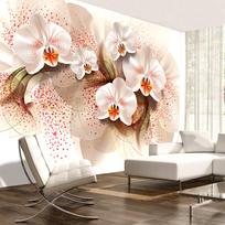 Fototapetas Artgeist Pale Yellow Orchids, 105 cm x 150 cm