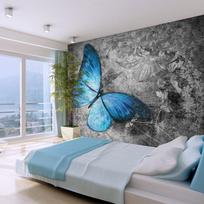 Fototapetas Artgeist Blue Butterfly LFTNT1554, 154 cm x 200 cm