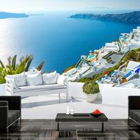 Fototapetas Artgeist View On Santorini, 105 cm x 150 cm
