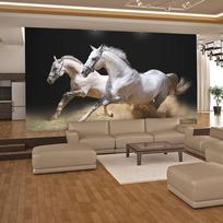 Fototapetas Artgeist Galloping Horses On The Sand 4XLFTNT1017SAM, 309 cm x 392 cm