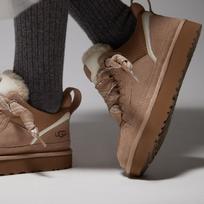 ugg batai - UGG LOWMEL Moteriški laisvalaikio batai Tan (Tan) 41 - 9 nuotrauka