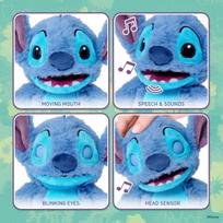 disney stitch zaislas - Real FX Stitch Palm Puppetronic interaktyvus gyvūnėlis – Stitch - 5 nuotrauka