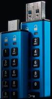 32gb usb - Kingston IronKey Keypad 200 32GB Mėlyna (Blue) - 3 nuotrauka