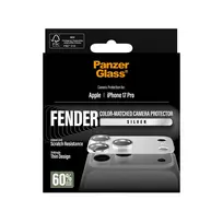 silikonine plevele - PanzerGlass Fender Camera Protector iPhone 17 Pro Silver - 4 nuotrauka