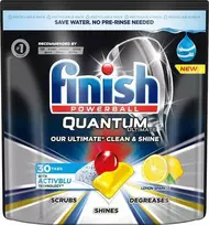 Indaplovių kapsulės Finish Quantum Ultimate Lemon, 30 vnt