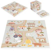putos - ECOTOYS lavinamasis putplasčio kilimėlis-dėlionė Farm - 1 nuotrauka