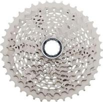 shimano deore - Žvaigždžių kasetė Shimano Deore CS-M4100, metalas, sidabro - 5 nuotrauka