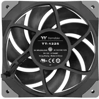 korpuso ausintuvas - Thermaltake TOUGHFAN 12 Juodas (Black) 2-Pack 120 mm Korpusui Ventiliatorius - 6 nuotrauka