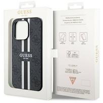 telefono deklas iphone 14 pro max - Guess "4G Printed Stripes MagSafe iPhone 14 Pro Max" Black - 2 nuotrauka