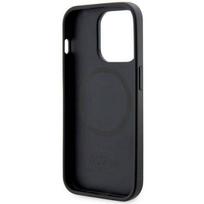 telefono deklas iphone 14 pro max - Guess "4G Printed Stripes MagSafe iPhone 14 Pro Max" Black - 3 nuotrauka