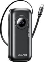 10000mah power bank - AWEI PA-9 10000mAh 22.5W juodas - 3 nuotrauka