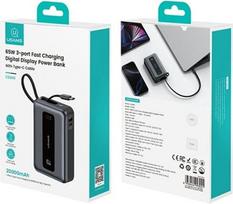 powerbank 20000mah - USAMS XH Series CD243, 20000mAh, 65W, juodas (black) - 4 nuotrauka