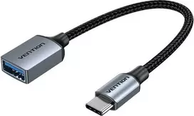 Vention USB 3.0 C Male to A Female OTG Cable 0.15M Gray (Pilka) CCXHB