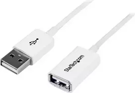 StarTech.com USB-A į USB-A ilginimo kabelis 3 m Baltas (White) / USBEXTPAA3MW