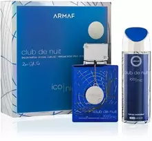 Armaf Club De Nuit Blue Iconic rinkinys: EDP 105 ml + kūno dulksna 200 ml
