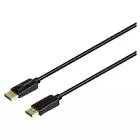 240hz kabeliai - Savio CL-204 DisplayPort kabelis 1 m Juodas (Black) - 3 nuotrauka