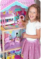 leliu namas - Ricokids medinis lėlių namelis 7829 - 8 nuotrauka