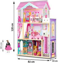 leliu namas - Ricokids medinis lėlių namelis 7829 - 15 nuotrauka