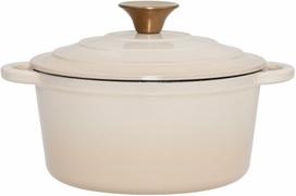 Maku 653505 emaliuotas ketaus puodas, 200 mm, 2 l, Aukso (Gold)