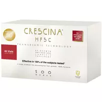 Labo Crescina Transdermic HFSC 500 ampulių gydomasis serumas galvos odai moterims, 20 + 20 vnt., 3,5 ml
