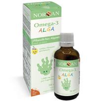 NORSAN OMEGA-3 KIDS VEGAN, citrinų skonio aliejus, 50 ml