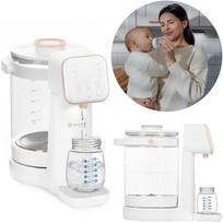 LIONELO Babypresto 2.0 Pieno mišinukų paruošimo aparatas ir butelių šildytuvas, Baltas (White)