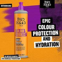 tigi bed head -  TIGI BED HEAD šampūnas dažytiems plaukams COLOUR GODDESS, 400 ml - 5 nuotrauka