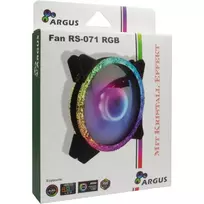rgb ventiliatoriai - Inter-Tech Argus RS-071 RGB 120 mm Black - 2 nuotrauka