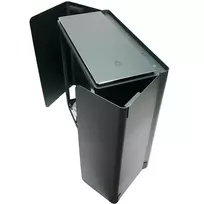 atx pc case - Azza Cast 808B Juodas (Black) - 2 nuotrauka