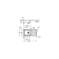 nerudijancio plautuve kriaukle - Nerūdijančio plieno plautuvė Grohe K300, 31563SD0 - 2 nuotrauka