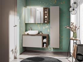 vonios spintele comad - Vonios spintelė Comad SANTA FE TAUPE 84-80-A-2D, pilka (Grey) - 2 nuotrauka