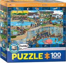 Eurographics Spot & Find Crazy Aquarium 6100-0543, 48.2 x 33.9 cm, 100 det.