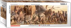 Eurographics Panoraminė dinozaurų dėlionė Haruo Takino Dinosaurs 6010-4650, 99 x 33 cm, 1000 det.