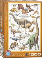 Eurographics Dinosaurs Of The Jurassic Period 6000-0099, 1000 det.