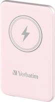 Verbatim Charge 'n' Go Magnetic Wireless Power Bank 5000mAh Pink 32243