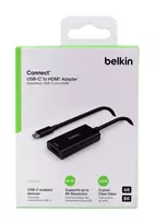 type 1 2 adapteris - Adapteris Belkin USB Type C Male, HDMI Type A Female, juoda - 7 nuotrauka