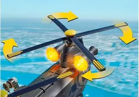 playmobil policija - Playmobil City Action Tactical Police: Large Helicopter 71149 - 2 nuotrauka