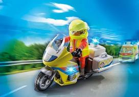 city motociklai - 71205 Playmobil Transporto priemonių konstruktorius - 2 nuotrauka