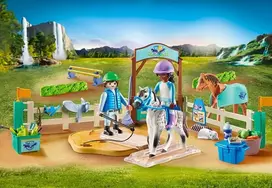 arkliai - Playmobil Horses Of Waterfall Modern Riding School 71637, plastikas - 2 nuotrauka