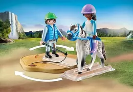 arkliai - Playmobil Horses Of Waterfall Modern Riding School 71637, plastikas - 3 nuotrauka