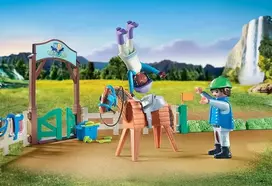 arkliai - Playmobil Horses Of Waterfall Modern Riding School 71637, plastikas - 4 nuotrauka