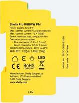 shelly pro - Shelly Pro RGBWW PM LED valdymo modulis (Wi-Fi, LAN) - 6 nuotrauka