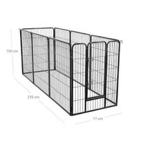 voljerai voljeras pigu lt - Feandrea 100 cm aukščio juodos spalvos aptvaras - 2 nuotrauka