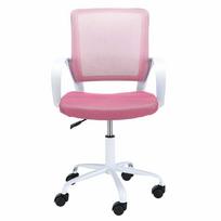 vaikiskos biuro kedes - Vaikiška darbo kėdė Akord Furniture Factory OCFD-6/W-P, 47 x 46 x 81 - 93 cm, balta/rožinė - 2 nuotrauka