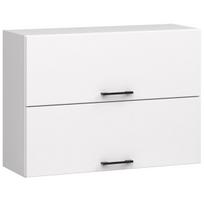 akord oliwia - Virtuvės baldų komplektas Akord Oliwia G2, 240 cm, balta/pilka (White/Grey) - 2 nuotrauka