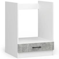 akord oliwia - Virtuvės baldų komplektas Akord Oliwia G2, 240 cm, balta/pilka (White/Grey) - 8 nuotrauka