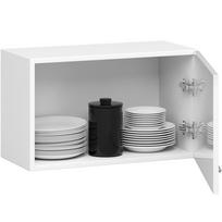ermitazas pakabinamos spinteles - Akord Oliwia Viršutinė virtuvinė spintelė W60OK, balta/balta blizgi (White/Glossy White) - 5 nuotrauka