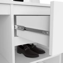 vidaus durys senukai - Prieškambario spinta Akord Entro, balta (White) - 5 nuotrauka